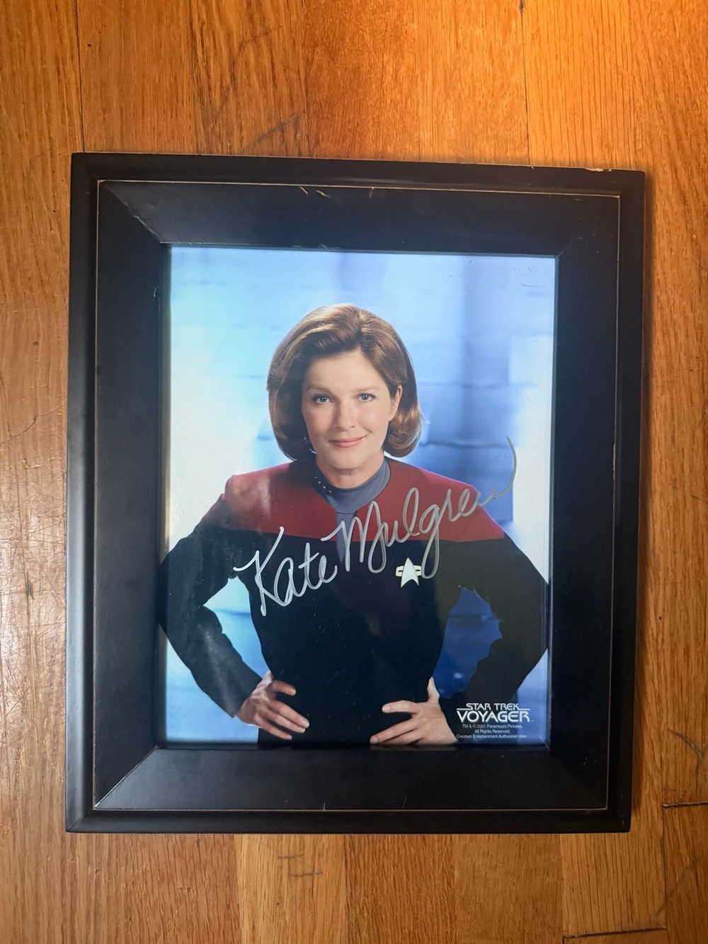Autographed Star Trek Voyager Print